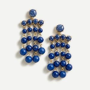 📍New J. Crew Candy dot chandelier earrings